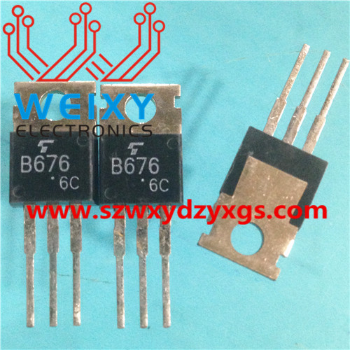 B676  commonly used vulnerable chip for excavator ECU