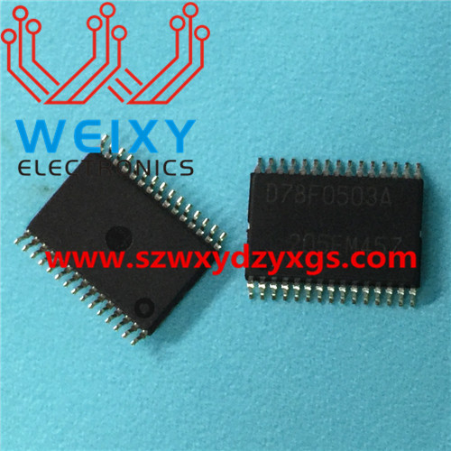 D78F0503A commonly used vulnerable flash chip for automotive MCU