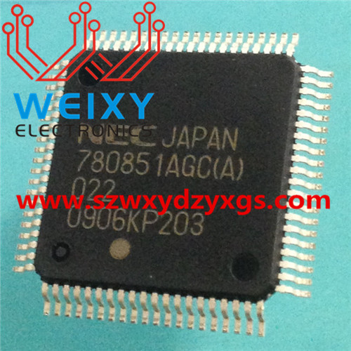 780851AGC(A) commonly used vulnerable flash chip for automotive MCU