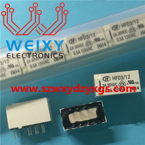 HFD3 12  HFD3/12   commonly used vulnerable relays for Car BCM
