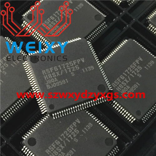 R5F61725FPV   commonly used MCU chip for Toyota airbag control unit