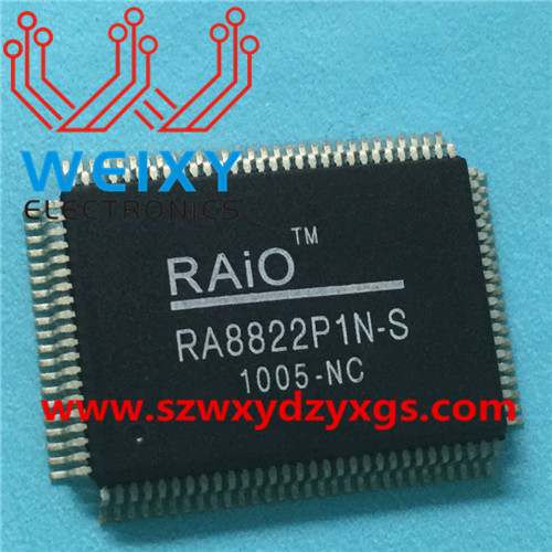 RA8822P1N-S   commonly used vulnerable chip for excavator dashboard display screen motherboard