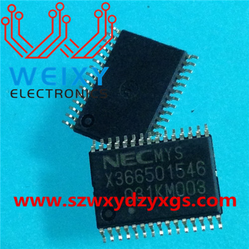 X366501546  Commonly used vulnerable driver chip for Fiat ECU