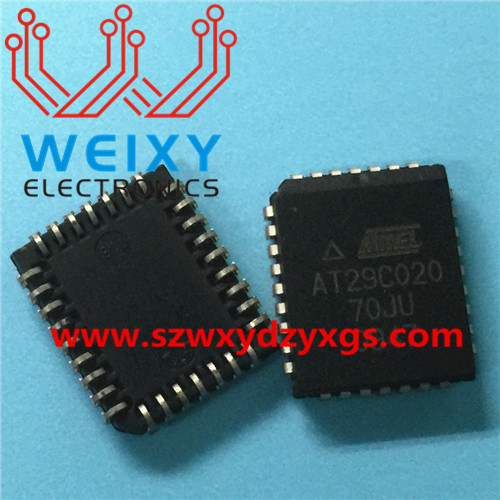 AT29C020-70JU   Commonly used vulnerable flash chip for automobiles
