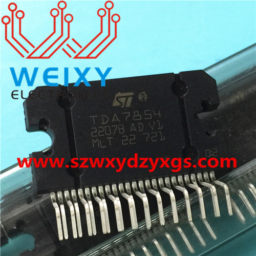 TDA7854  commonly used vulnerable chip for automotive audio and amplifier host