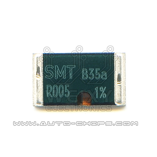 SMT R005 high precision resistor use for automotives ECU