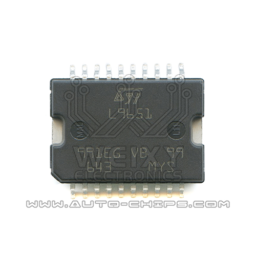 L9651  commonly used vulnerable idle speed driver chip for BOSCH M7 ECU