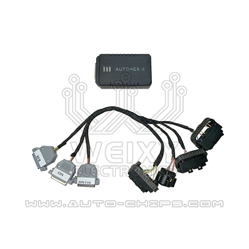 BMW N13,N20,N55,B38 DME test cables specially designed to work with autohex II