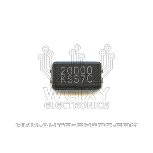 20000 MHz crystal oscillator for Automotives
