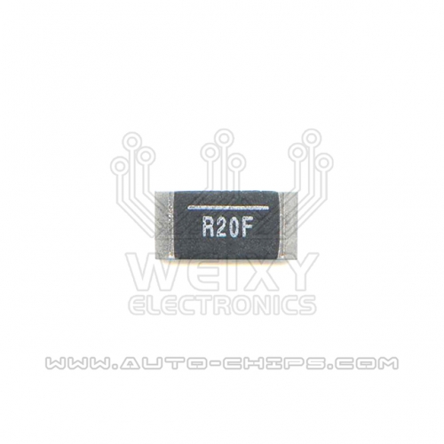 R20F resistor use for automotives
