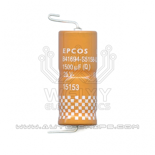 EPCOS B41694-S5158-Q2 25V 1500uf capacitor use for automotives