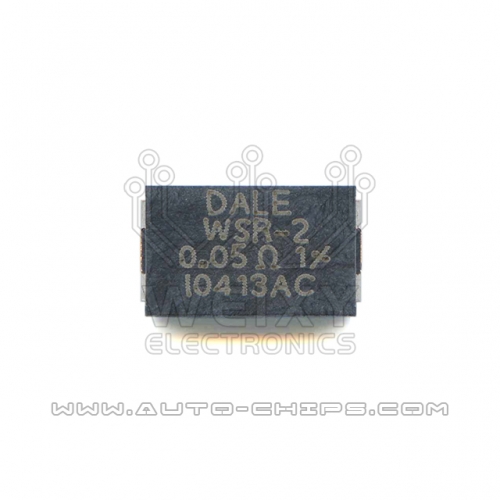 DALE WSR-2 0.05R resistor use for automotives ECU