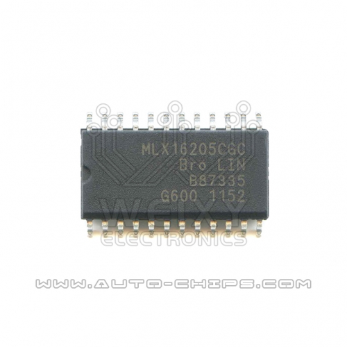 MLX16205CGC    commonly used vulnerable chip for Mercedes-Benz