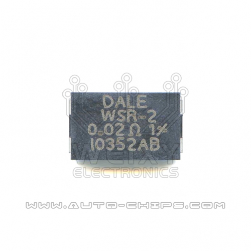 DALE WSR-2 0.02R Resistor use for automotives ECU