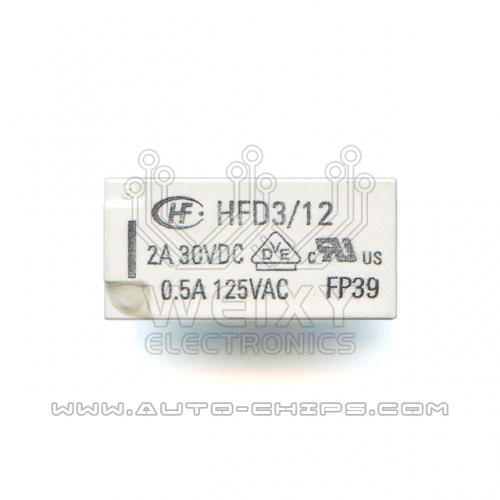 HFD312 2A 30VDC relay use for automotives BCM