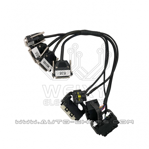 New type BMW N13,N20,N55,B38,MSV90 DME test cables work with Autohex II