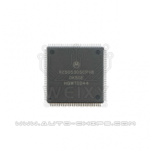 XC505305CPV8 0K50E   commonly used vulnerable flash chip for automotive MCU