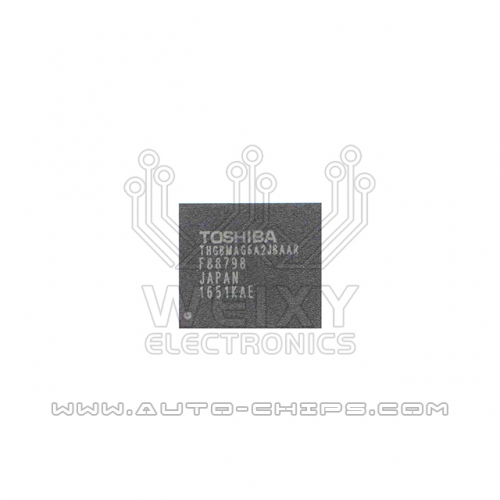 TOSHIBA THGBMAG6A2JBAAR chip use for automotives radio