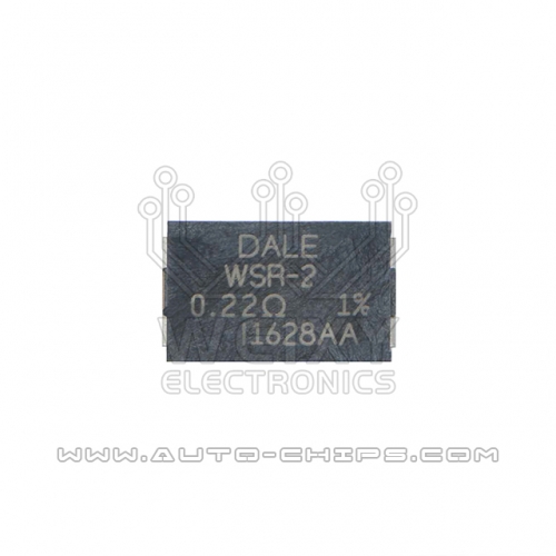 DALE WSR-2 0.22R resistor used for automotives ECU