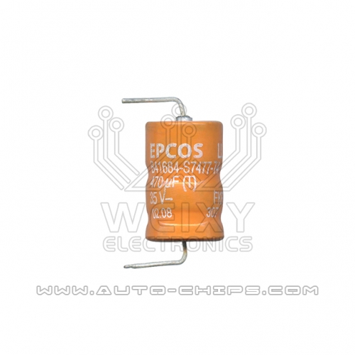 EPCOS B41684-S7477-T4 470uf 35V capacitor use for automotives ECU