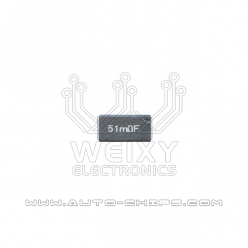 51mΩF resistor use for automotives ECU