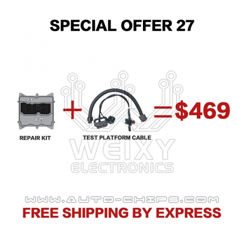 (WEIXY Electronics Special offer 27) 1PCS BMW N20 DME repair kit+ 1PCS Test Platform Cable for BMW N20 DME valvetronic fault