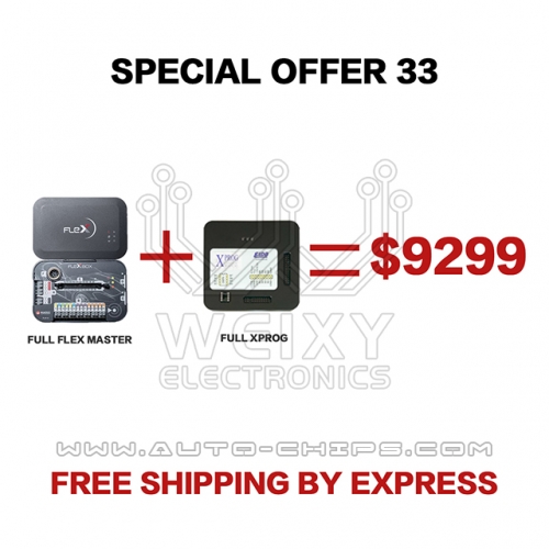 (WEIXY Electronics Special offer 33) 1set full flex master + 1set full Xprog