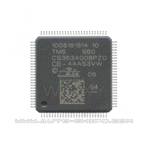 1006181814 10 TMS 980 CS363A008PZQ CS363A008PZQRCV chip use for automotives ABS ESP