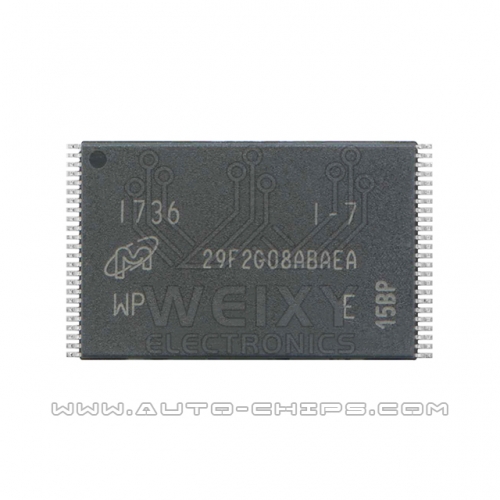 29F2G08ABAEA chip use for automotives radio