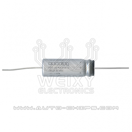 100uf 40VDC capacitor for automotives ECUs