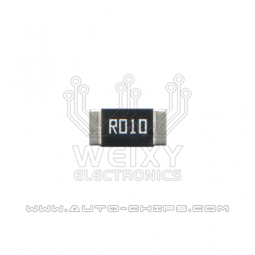 R010 resistor use for automotives ECU