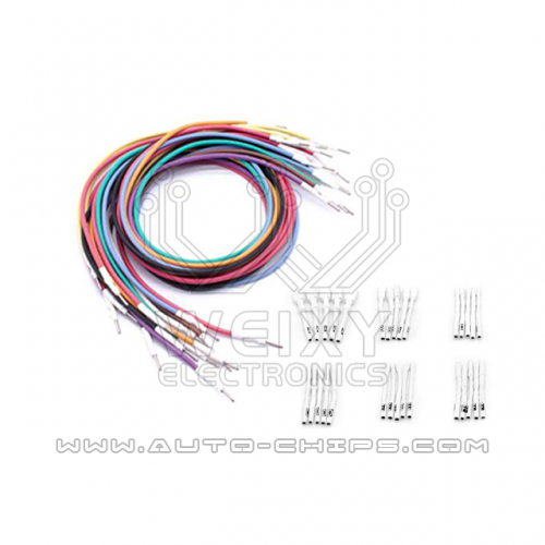 FLK35 color wiring harness & FLK42 adapter kit for magicmotorsport flex