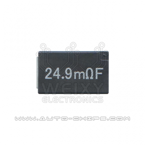 24.9mRF 24.9mΩF resistor use for automotives ECU