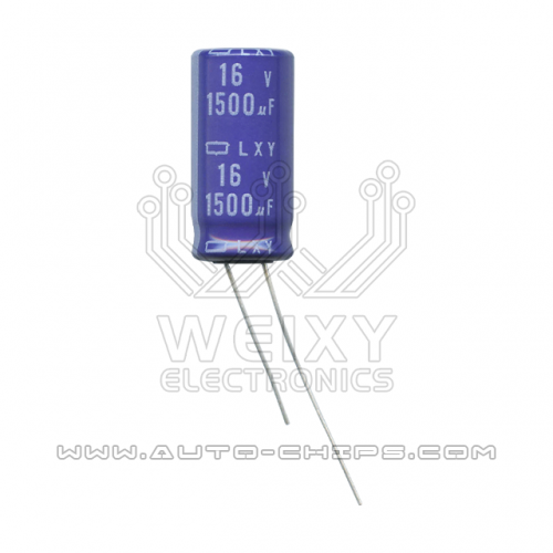 16V 1500uF capacitor use for automotives ECU