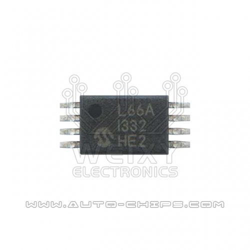 L66A 93C66 TSSOP8   Commonly used vulnerable flash chip for automotive dashboard